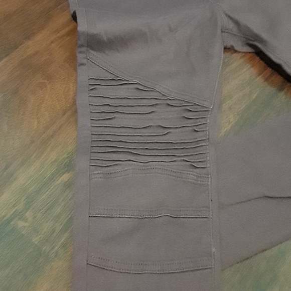 Purple moto skinny jeggings - Picture 4 of 6